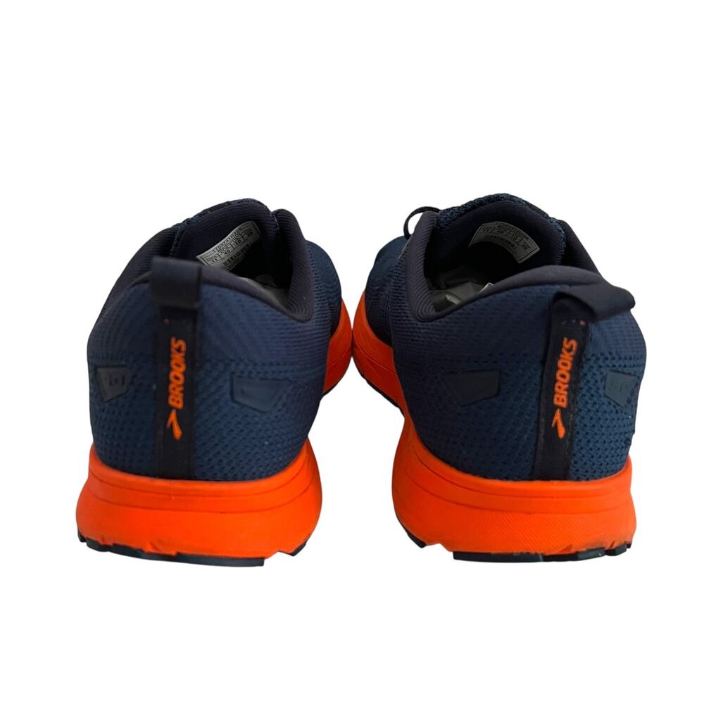 Brooks Revel 5 Running Sneaker Shoes In Blue Orange Men Size 11 - Picture 4 of 14